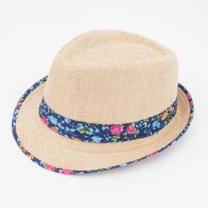 chapeau bleu pour petite fille idéal en été pour se protéger du soleil. Bijoux et accessoires de mode à Lyon