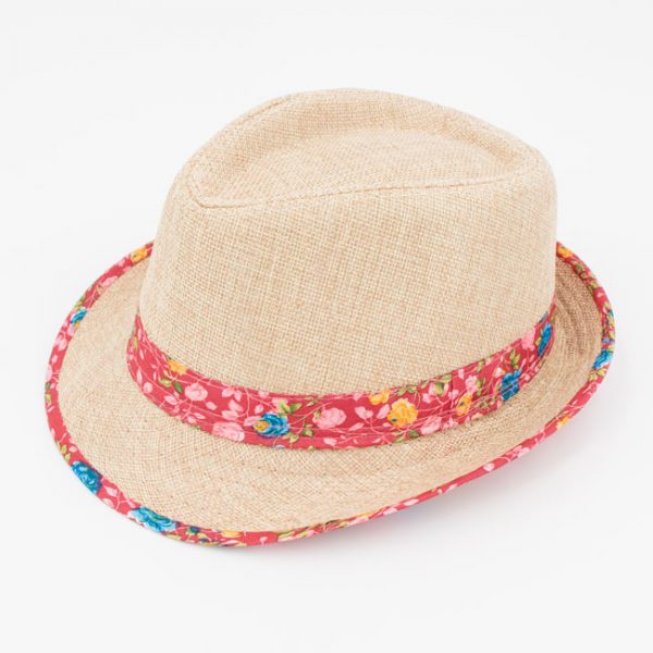 chapeau pour petite fille, rose, idéal en été pour se protéger du soleil. Bijoux et accessoires de mode à Lyon